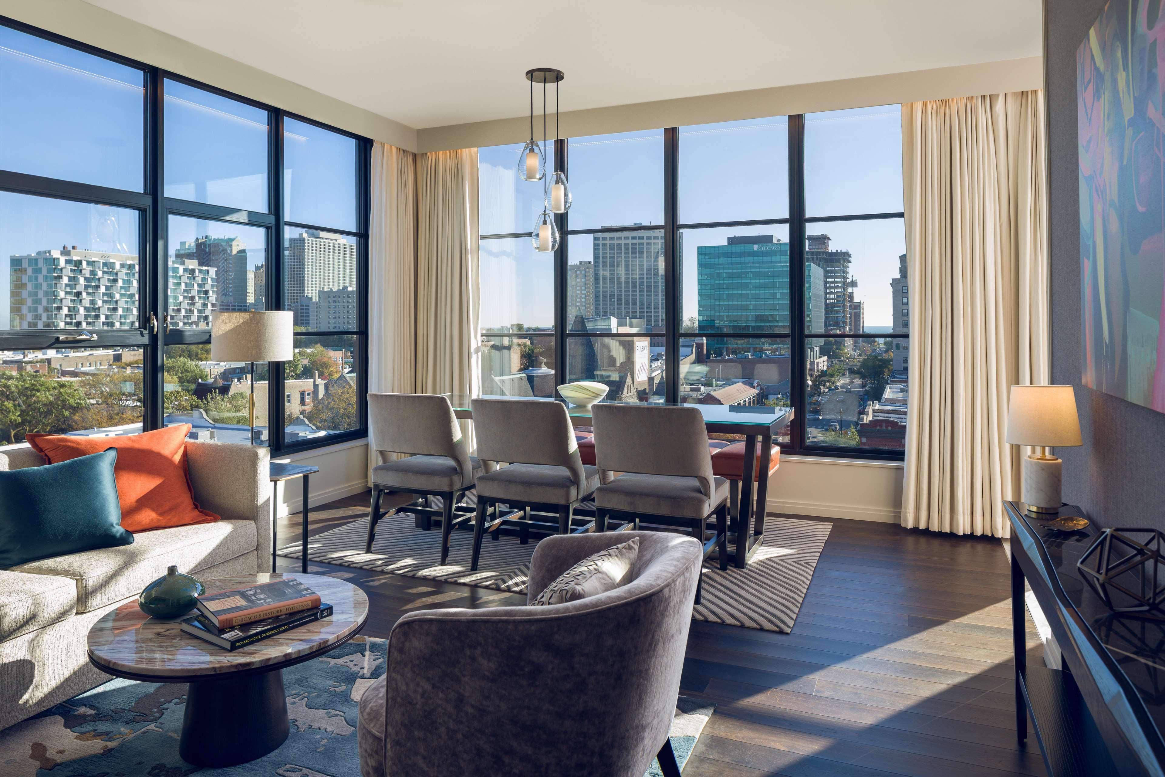 Sophy Hyde Park Hotel Чикаго Екстериор снимка
